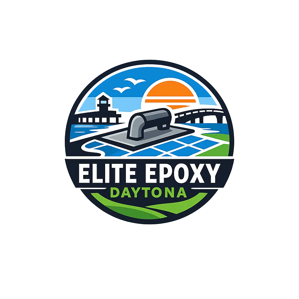 Elite Epoxy Daytona logo representing epoxy flooring services in Daytona, FL